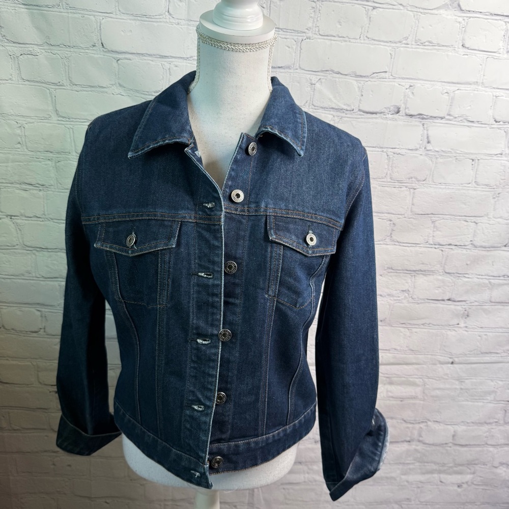 Gap Denim Button Front Jacket Large - image 1